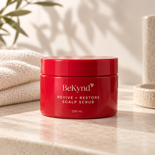 BeKynd Beauty Revive + Restore Scalp Scrub – Exfoliating Pre-Shampoo Scalp Care | 200 mL