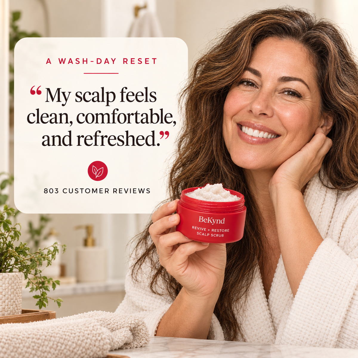 BeKynd Beauty Revive + Restore Scalp Scrub – Exfoliating Pre-Shampoo Scalp Care | 200 mL